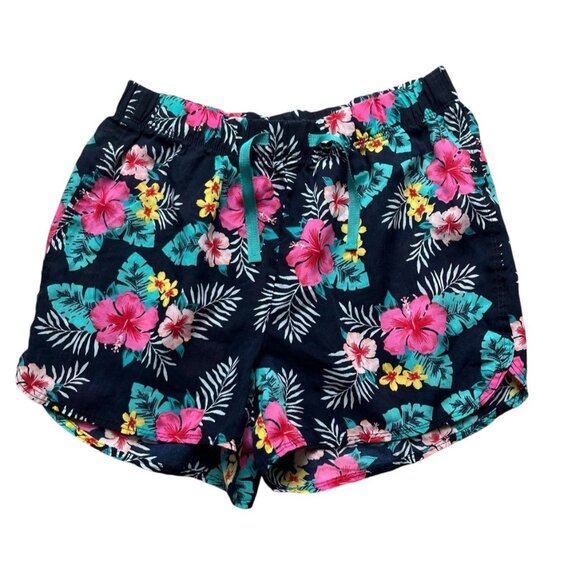 Gap Kids Tropical Floral Sleep Shorts Size 12 Years - Picture 1 of 5